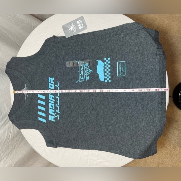 NWT Disney Pixar Cars Radiator Springs Tank Top - Gray - Women’s Small - Picture 2 of 5